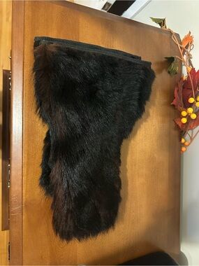 1900 Brown bear fur gloves
